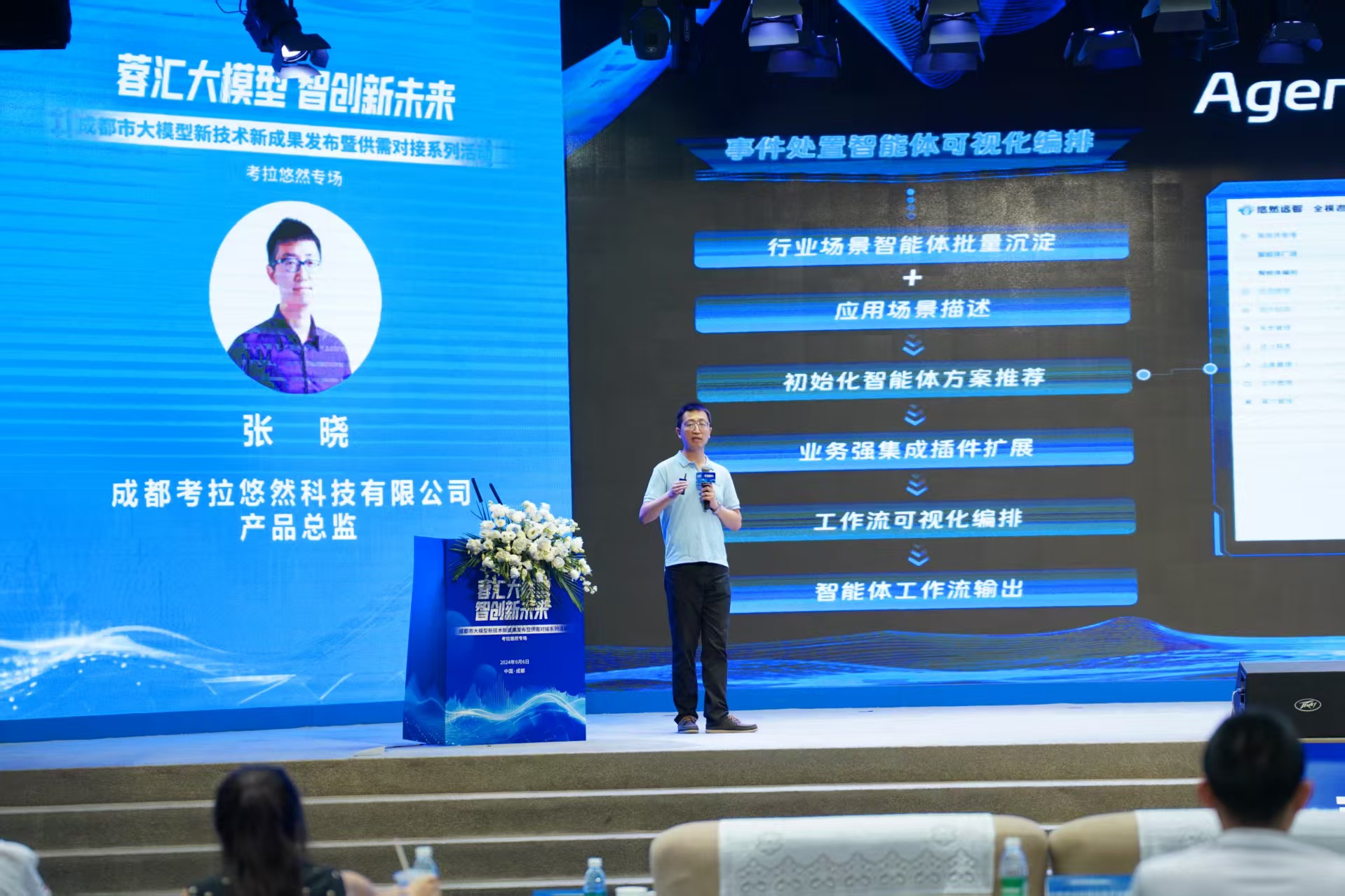 悠然远智全模态 AI 应用平台发布主题演讲